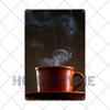 Letrero de Café Retro Decoración de Café Bar Placa Vintage Tienda de Bebidas Decorativo Pared Pub Club Póster 20x30cm
