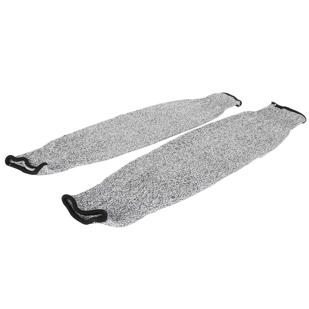 1 Pair 45cm Cut Proof Sleeves Cut Resistance Level 5 Arm Protector Sleeve for Gardening