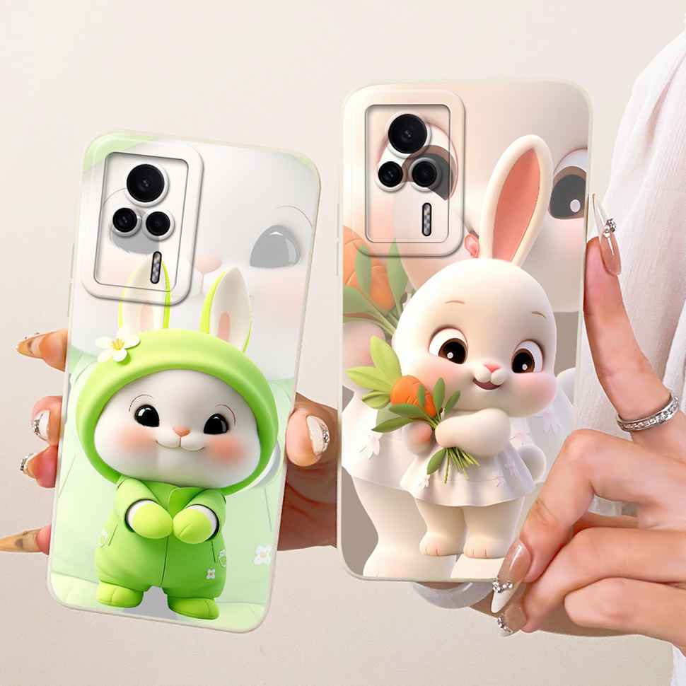 For Redmi K60E 5G 22122RK93C Case Lovely Cartoon Design Silicone Back Cover For Redmi K60e K60E 5G 6.67" Phone Cases Shockproof