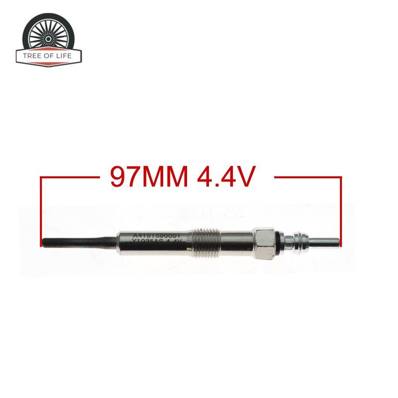 4 PCS Glow Plugs 4.4V For NISSAN CUBE JUKE MICRA V NOTE NV200 PULSAR QASHQAI Renault Captur Clio III IV Megane III IV 1.5 DCi