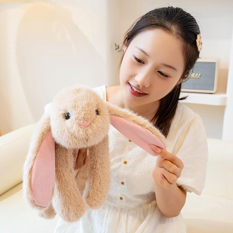 45cm Very Soft Rabbit Plushies Cuddly Stuffed Bunny Rabbit Plush Toy Throw Doll Birthday Gifts Girl Child