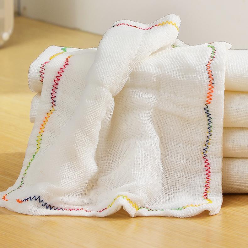 Multi-layer Polyester Rainbow Kitchen Cleaning Cloth Oil Resistant Absorbent Dish Wiping Rag Lint Free Easy Wash Table Pot Bowl Wiping Towel 25*25