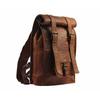 Mens Vintage Genuine Leather Laptop Backpack Rucksack Messenger Bag Satchel NEW