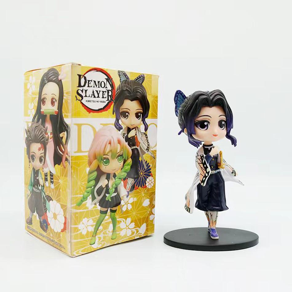 Anime Demon Slayer Figure Kamado Tanjirou Nezuko Action Figures Zenitsu Figurine Inosuke Kimetsu No Yaiba Figura PVC Model Toys