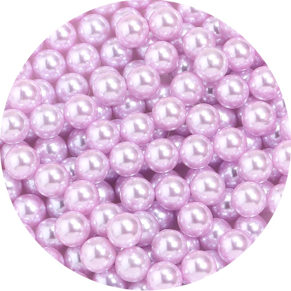 2-12mm No Hole ABS Imitation Pearl Beads Solid Color Round Spacer Loose Beads For DIY Jewelry Making Bracelet Accessory