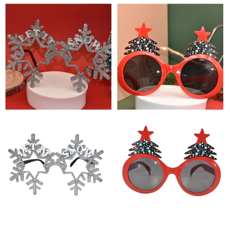 Merry Christmas Glasses Frame Christmas Costume Eyeglasses Christmas Sunglasses Kid Adult Christmas Party Favors Supply