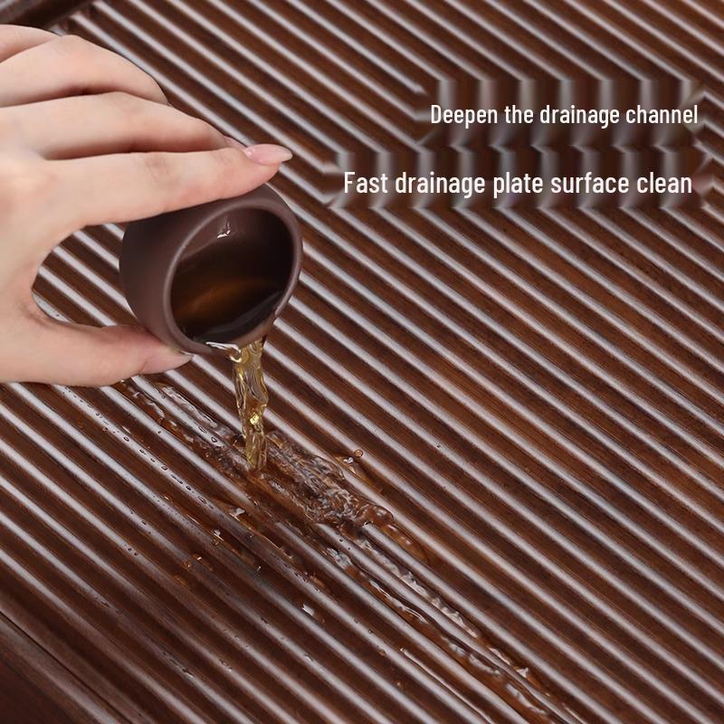 Bakelite Tea Tray 2025: High-End Kung Fu Tea Set with Drainage System