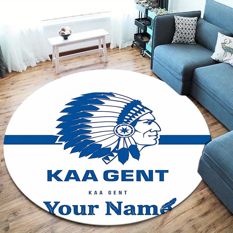 Chief S Pride Custom Name Round Area Rug Carpet Rug For Living Room Bedroom Sofa Playroom Decor Nonslip Floor Mat