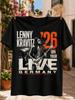 Lenny Kravitz 2026 Gerunisexy Tour Graphic Graphic Guitaristorange 26 And Oversized Live Text Tee  Unisex All Tshirt