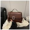 Fashion summer texture 2025 new popular retro crossbody shoulder handheld crossbody small square bag women