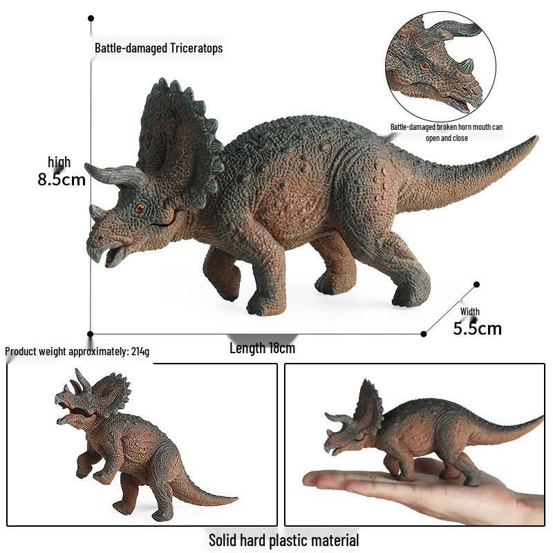 Children's Dinosaur Toy Set: King Kong, Tyrannosaurus Rex, Aurochs, Pachycephalosaurus, Spinosaurus, Therizinosaurus Model.