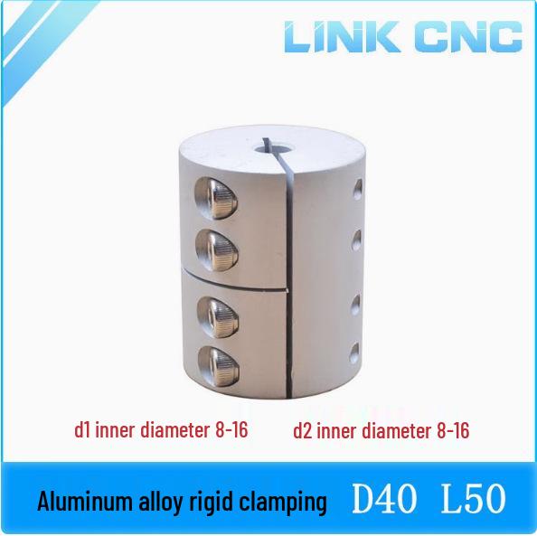 SB Aluminum Alloy CNC Rigid Coupling Clamp for Motor Lead Screw D40 L50