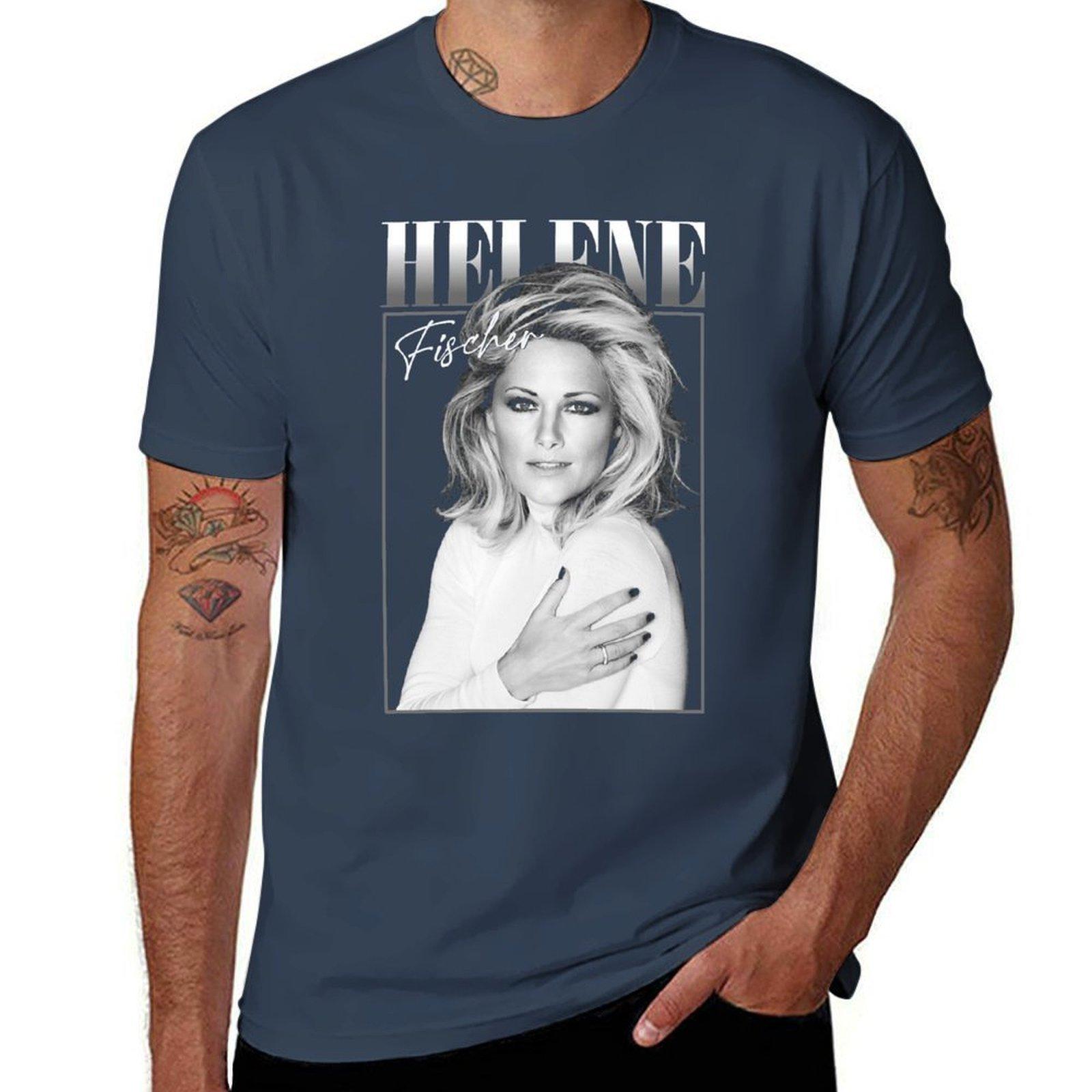 Funny Gift Helene Fischer Cute Gifts Tshirt Comfort Stretch Tee Shirt S