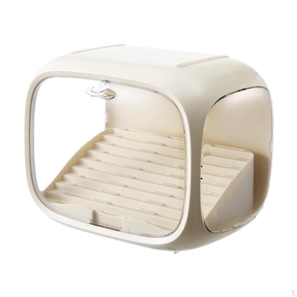 Case for Collectible Figures with Door, Organizer Box Miniature Statues