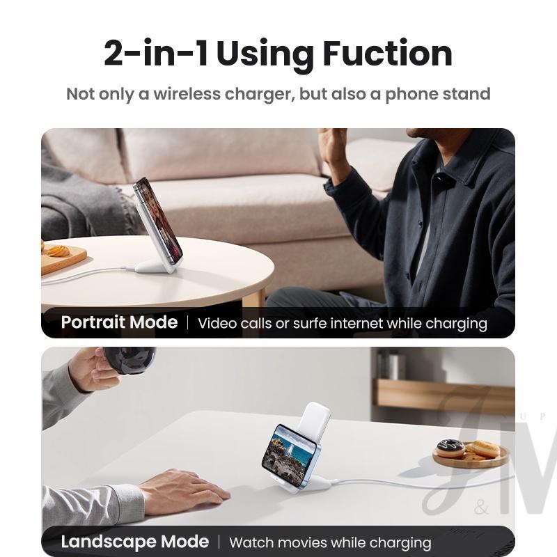 Supporto Caricabatterie Wireless 30W Pieghevole Qi Ricarica Rapida Stazione Dock Porta Telefono per iPhone 13 12 11 Pro Max XR Samsung S20 Caricabatterie per Telefono