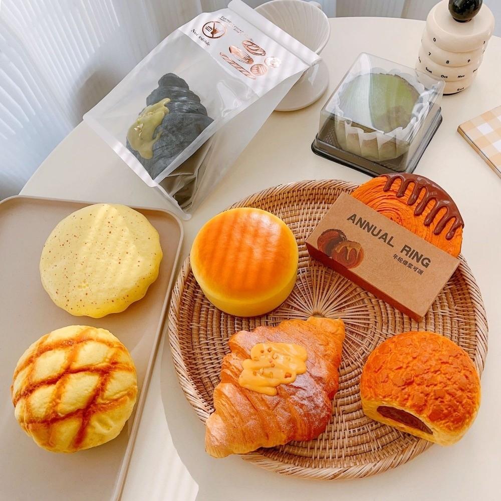 Sensory Fidget Bread Squishy Toy Soft Squeeze Toy Funny Slow Rising Toy  for Adults Kids Gift