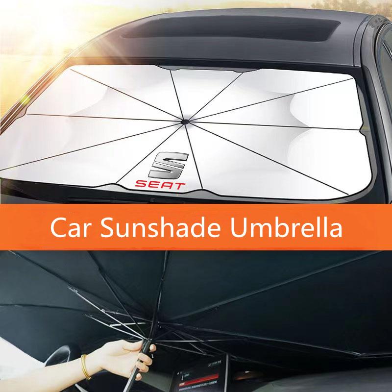 Auto Sonnenschirm Auto Frontscheiben Sonnenschutz Abdeckung Für Seat Leon 5f Ibiza 6l 6j Leon 1p Kissen Altea Xl Leon Auto Zubehör