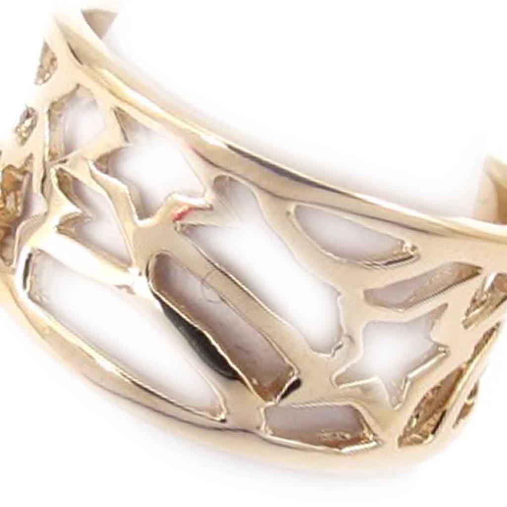 Ring Vergoldet 'Choreographie' golden - 11 mm