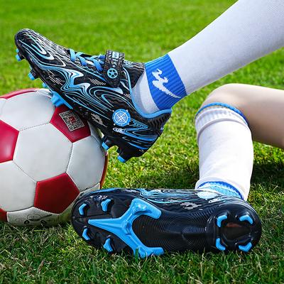 Children's Football Shoes Velcro Broken Nails Medium and Large Children's Men's and Women's Long Nails Non-s