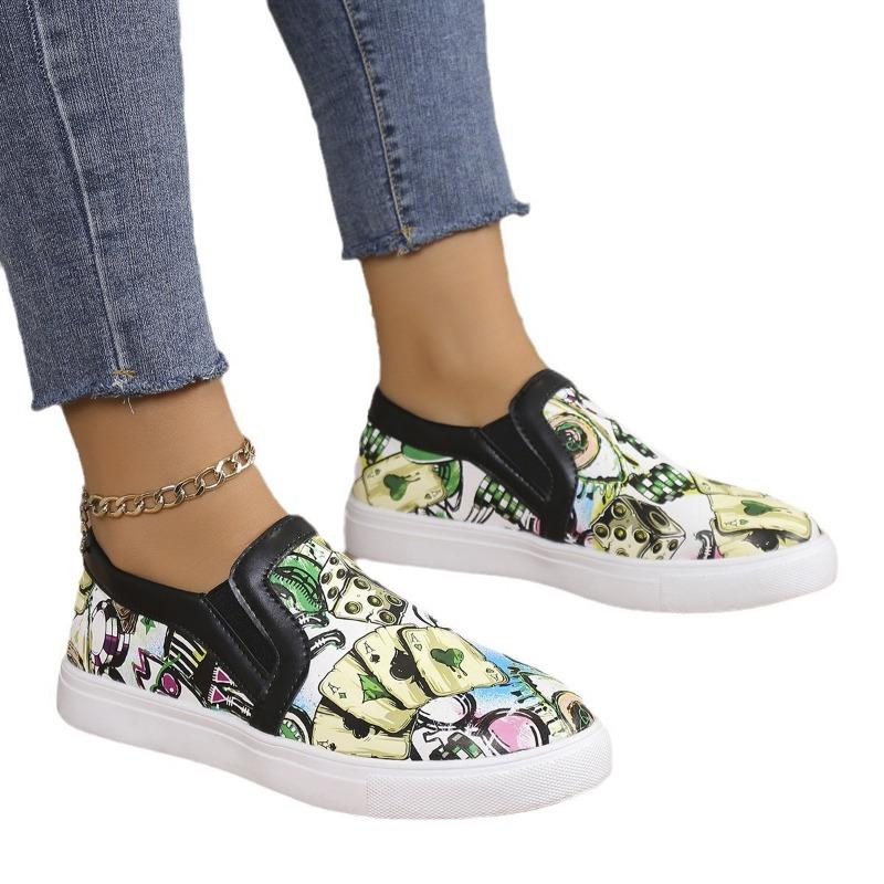 New Lazy Shoes Thick Baseplate Shoes Shallow Mouth Low Top Fashion Sports Casual Shoes Women