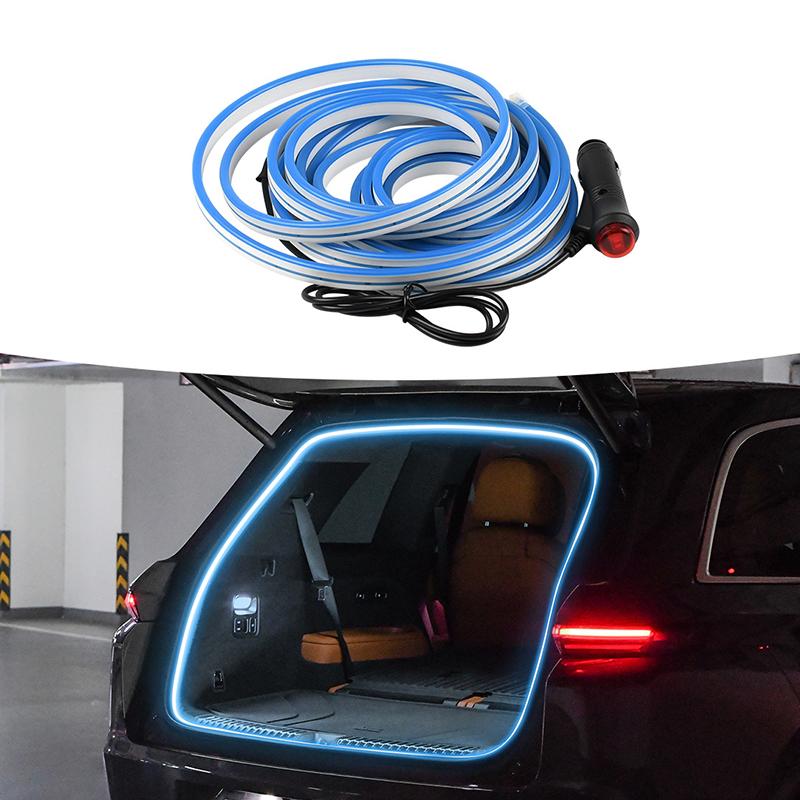Multi-Color Car Trunk Light - Waterproof LED Atmosphere Lamp - Plug & Play via Cigarette Lighter - Interior Styling Upgrade