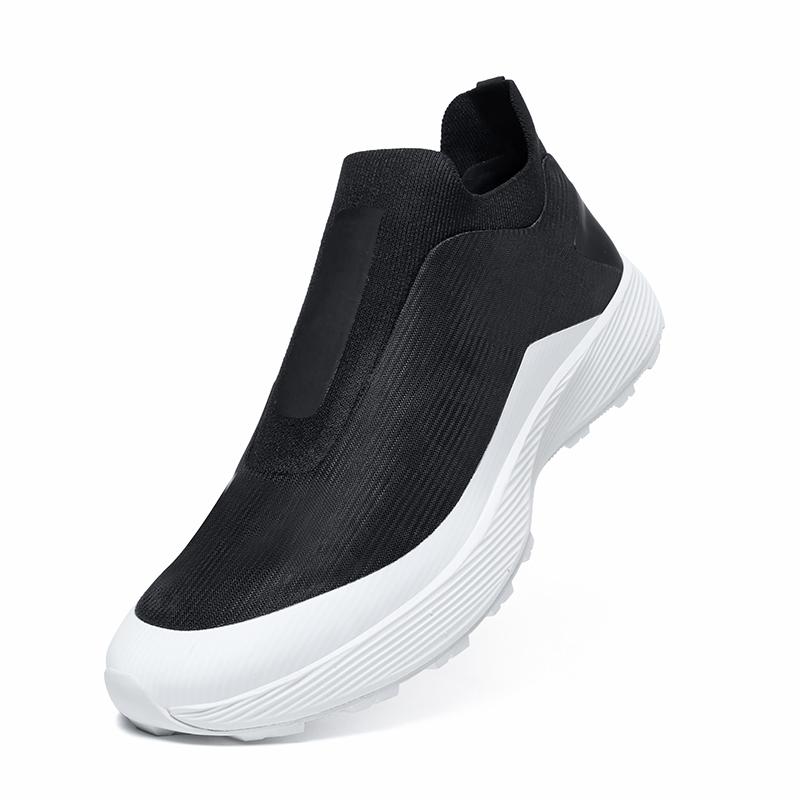 

Fashion Breathable Casual Sneakers Fashion Soft Leisure Driving Shoes Slip-on Summer Treking Footwear Outdoor Male Sneakers Men Trainers 45 чёрный