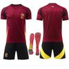 Maglia da calcio casalinga del Belgio Coppa Europa 2024 N.. 7 De Bruyne 10 Lukaku 25 set di maglie multi-libreria