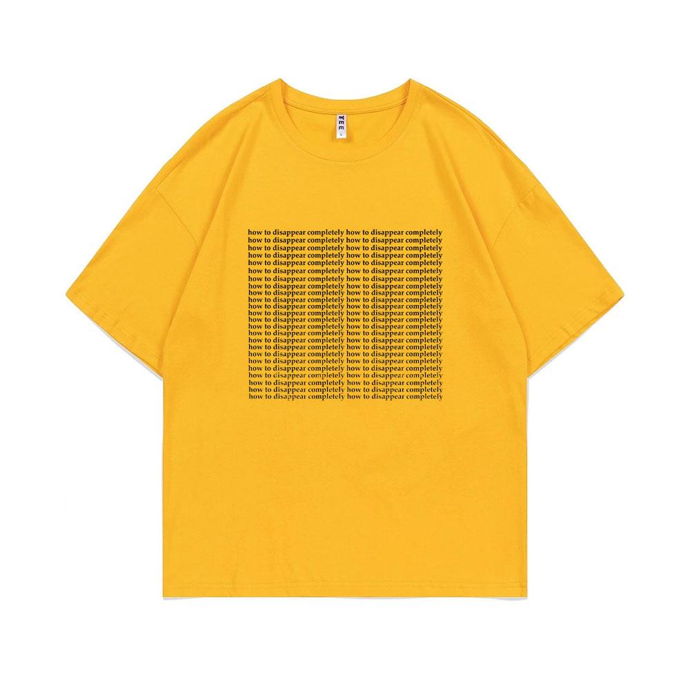 Britská rocková kapela Radiohead Jak zcela zmizet Písmenové logo Potisk Tričko Pánské Dámské Módní Oversized Trička s krátkým rukávem