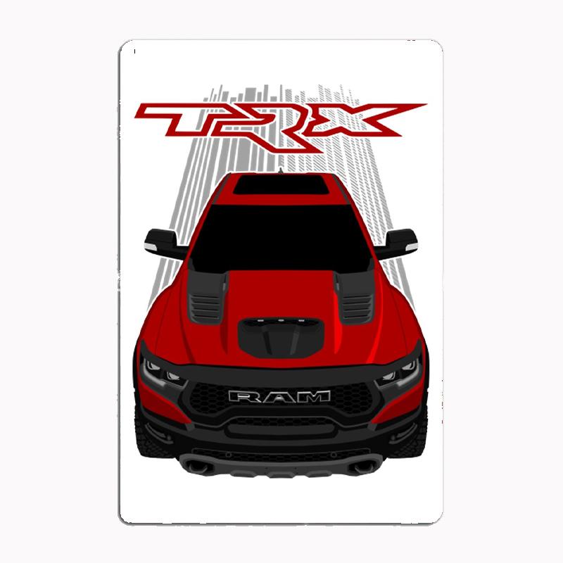 Ram 1500 TRX Truck 4X4 Off Road Posters Metal Sign Tin Wall Decor Club Garage Kitchen Room Custom Tin Home Decor