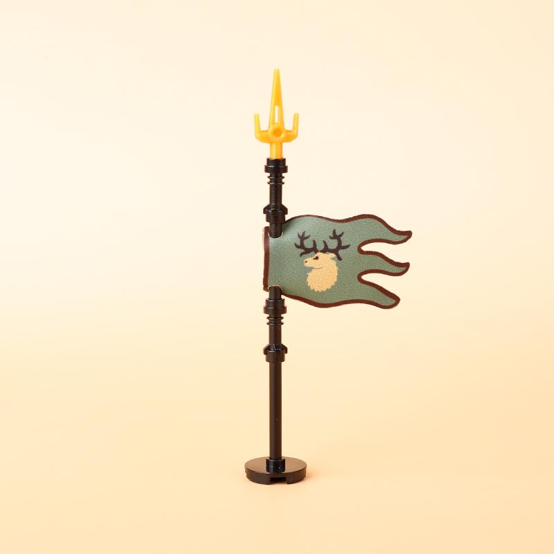 Medieval Military Flag Series War Castle Knight Soldier Warrior Accessories Building Blocks Ancient Holy Rome Bricks Toys Gifts