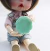 1/6 1/12  Doll House Simulation Miniature Mini Tableware Plate Dessert Plate Model Decor
