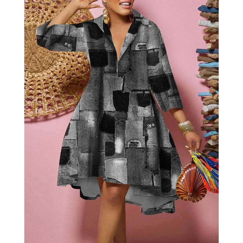 New Fashion Print Dress for Women