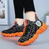 Damenschuhe neue atmungsaktive Sneaker Plateau Einzelschuhe Mesh weiche Sohle dicke Sohle helle Trendschuhe Damen