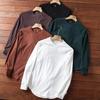 Unisex Winter Long Sleeve Thermal T-Shirt Soft Brushed Double-Sided Velvet Fabric Crew Neck Base Layer