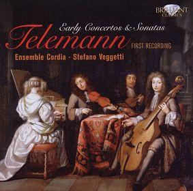 

CD ENSEMBLE CORDIA - Telemann: Early Sonatas and Concert 94208 Brilliant Class 2011 Netherland Classical Used