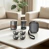 Travel Tea Set with Case Compact for Camping
