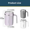 Double-layer Portable With Large Capacity Lid Milk Coffee Cup Creative Insulation Cold Preservation Cup Gift Valentine's Cup