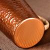 Vintage Pure Copper Moscow Mule Mug Engraved Flower Durable Coppery Beer 200ml Mugs Coffee Mug Milk Cup Weave Handle Drinkware