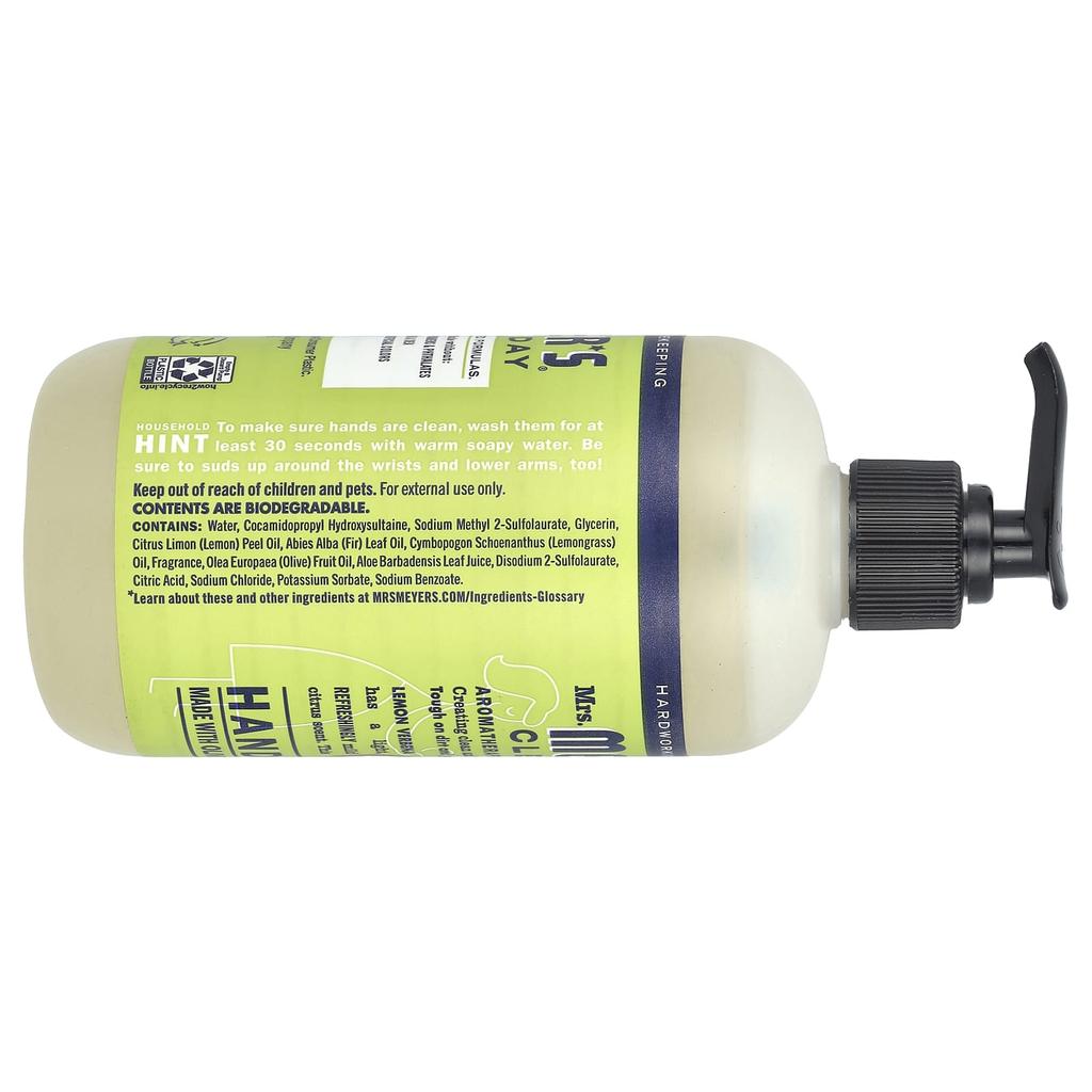 Frau. Meyers Clean Day, Handseife, Zitronenverbene, 12,5 fl oz (370 ml)
