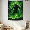 Dark Reaper Tapestry Gothic Grim Reaper Wall Hanging Tapestry Wallmounted Fashion Print Work Of Art Background Wall Hanging Cloth