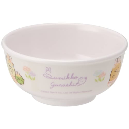 Skater Bowl Melamine Rice Bowl 240ml Sumikkogurashi Rabbit Rice M320-A