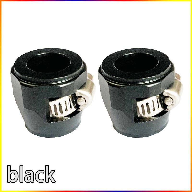 2PCS Automotive Hose Clamp Aluminum Alloy Clamp AN4 AN6AN8AN10AN12 Radiator Modification Fuel Pipe Buckle Hose Connector