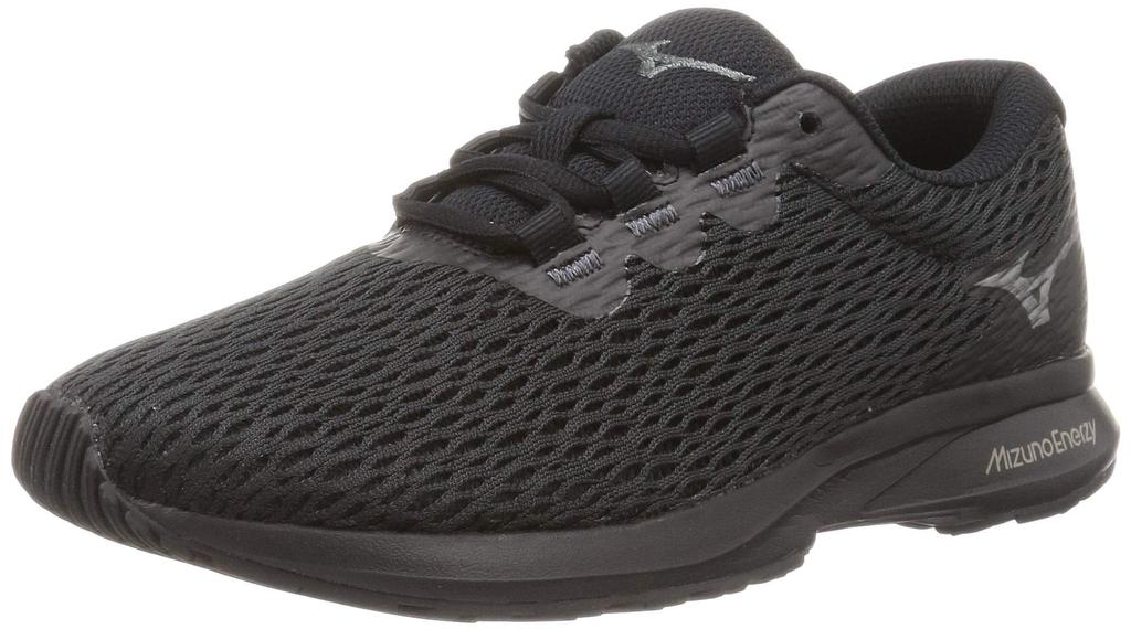 Mizuno ME-03 Mizuno Energy Walking Shoes, Lightweight, Wide, Casual, Black, 22.5 cm, 3E