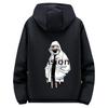 Men's Large Size Autumn Trendy Printed Coat Reversible Jacket
