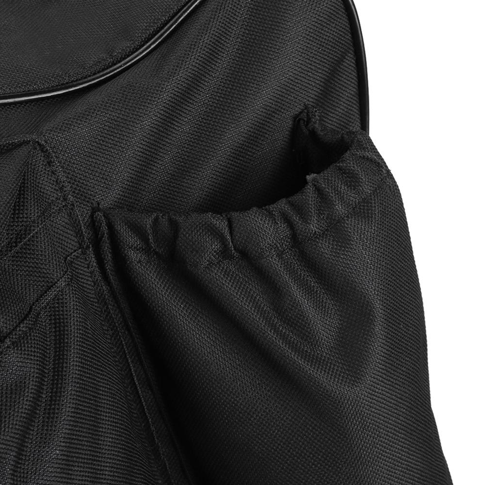 Large Capacity Wheelchair Storage Bag Black Color Waterproof Hanging Bag  For Wheelchair Users