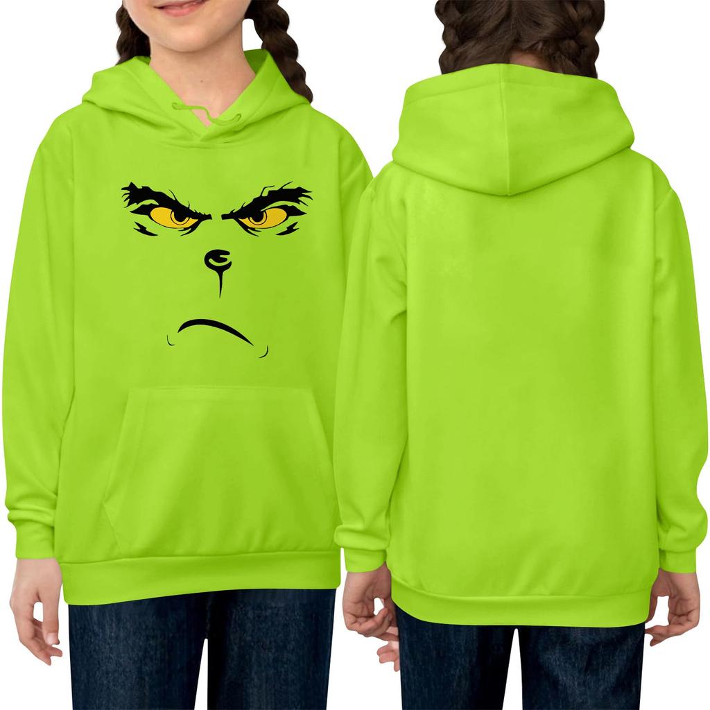 Bluza dziecięca z długim rękawem, swobodna, z kapturem, wygodna, luźna i lekka, dziecięca bluza