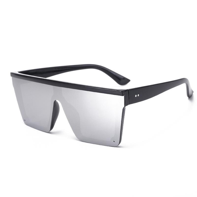 European And American Style Large Frame Integrated Sunglasses Ins Street Shooting Sunscreen Sunglasses For Men And Women 1914