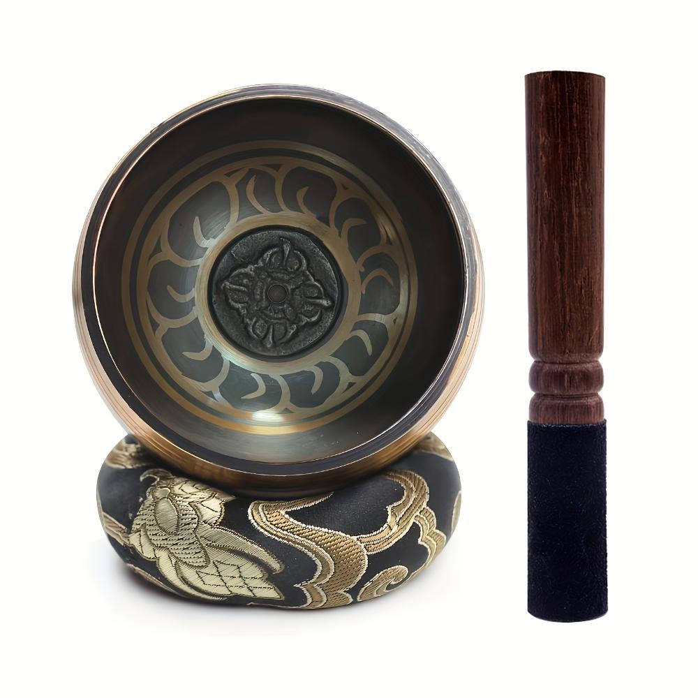Handmade Tibetan Singing Bowl Set,For Yoga,Meditation,Mindfulness,Chakra Balancing And Healing,Sound Therapy Instrument