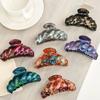 Hair Claw for Women Crescent Moon Shape Hair Clip Gradient Color Back Head