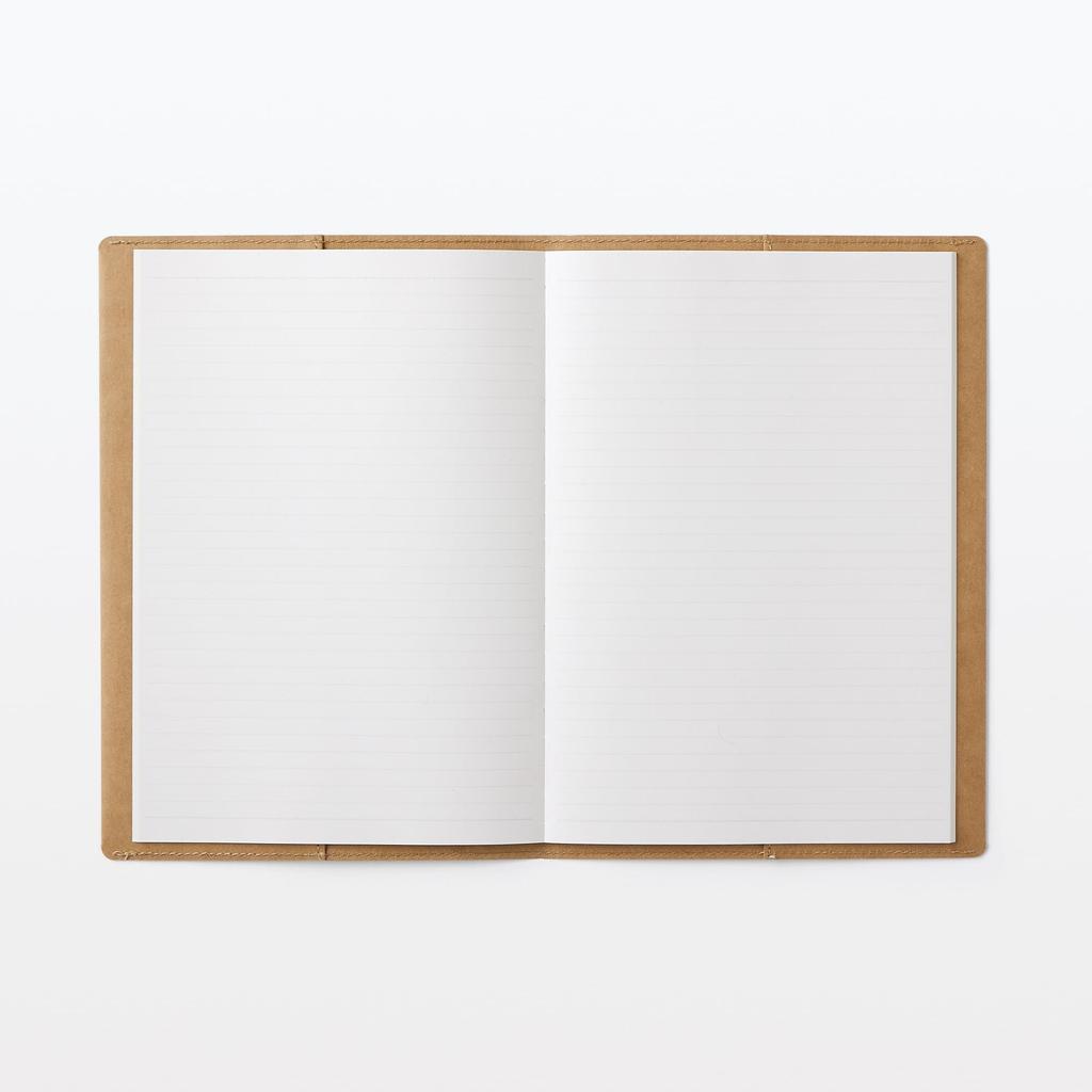 MUJI Jeans Label Notebook Cover A5 Brown 83482961